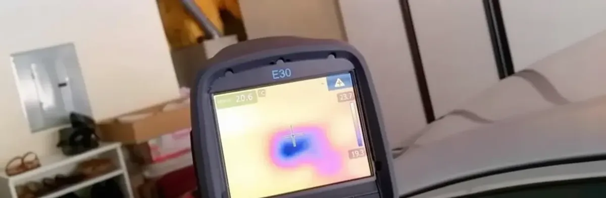 mold inspection using thermal imaging technology to detect moisture and hidden mold in a home in Reno, NV